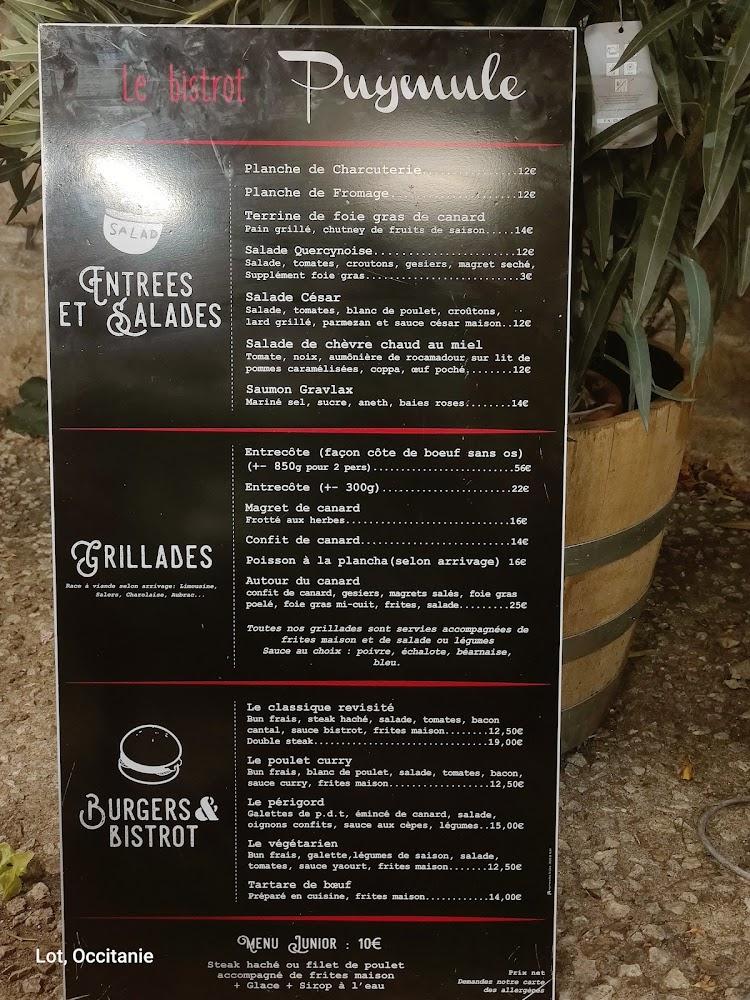 Le Puymule - Menu Image 4
